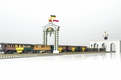 Lokomotiven NStB, Böhmen, Prag, Olmütz und 5 wagen