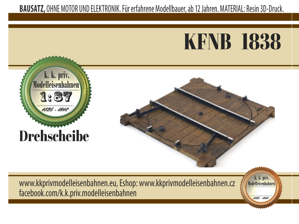 DREHSCHEIBE 1838 H0 Bausatz