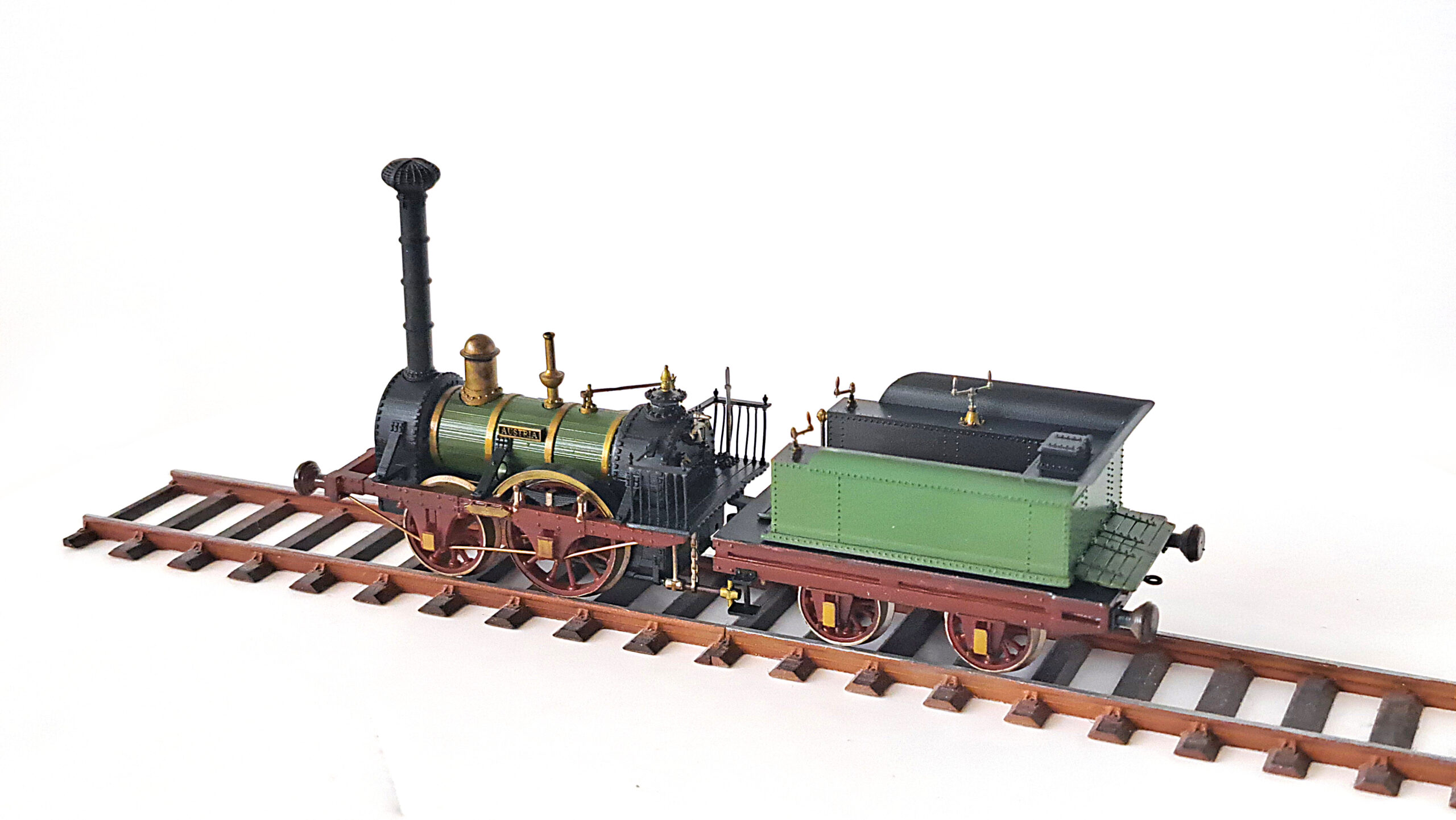 Lokomotive AUSTRIA 1837 H0 Bausatz – Bild 10